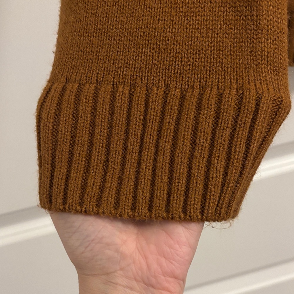 Brown Sweater with Bull Skull Design - Picture 3 of 7